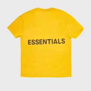 Fear of God Essentials Boxy Graphic T‑Shirt Yellow